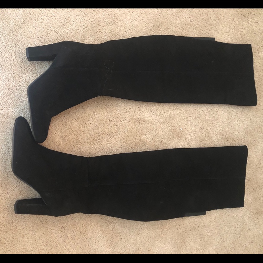 Halogen Knee High Black Boots, size 8.5. Worn once